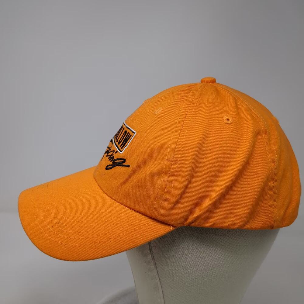 AMC Baseball Cap Orange OS Yellow Racing Embroidered Adjustable Slideback Hat - Picture 3 of 10